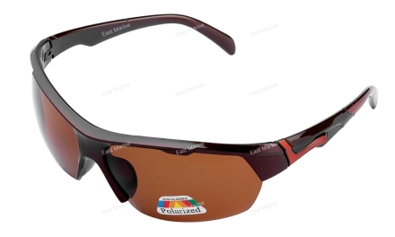 Очки поляризационные PREMIER PR-OP-9419-B в чехле, коричневый