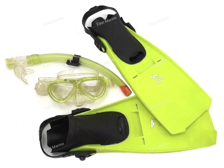 Ласты с маской и трубкой (желтые) CF59188 NY-S