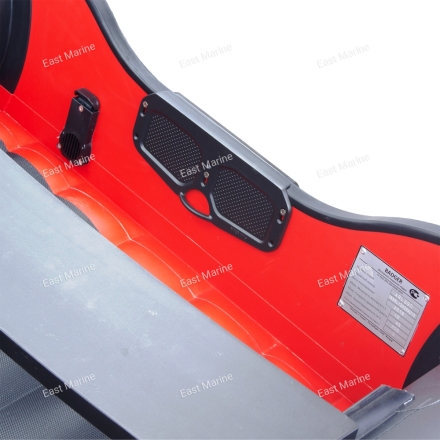 Лодка надувная моторная BADGER AIR LINE ARL360-BLACK/RED с НДНД 3,6м