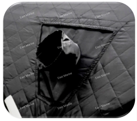 Окно для зимней палатки КУБ под трубу