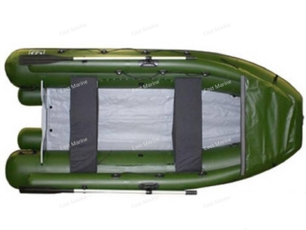 Лодка надувная Фрегат М-350 FM Lux зеленая
