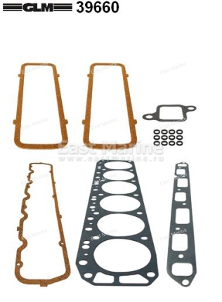 Прокладки, к-т верхней части GM 4.1 L (рядная 6-ка)