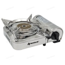 Плита газовая NISUS в кейсе, керамическая горелка, ветрозащита (N-MS-8000ASC)