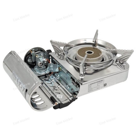 Плита газовая NISUS в кейсе, керамическая горелка, ветрозащита (N-MS-8000ASC)