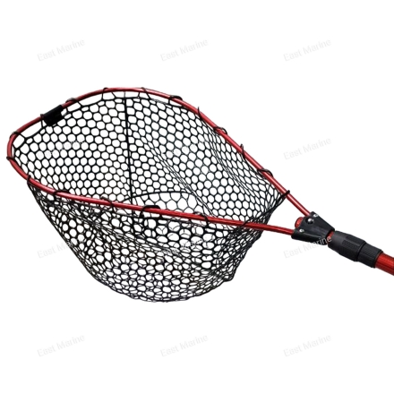 Подсачек телескопический ECOPRO 60х42см рукоять 2,1м красный А-009