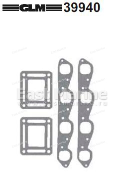 Прокладки выхлопа, к-т, OMC 7.4L