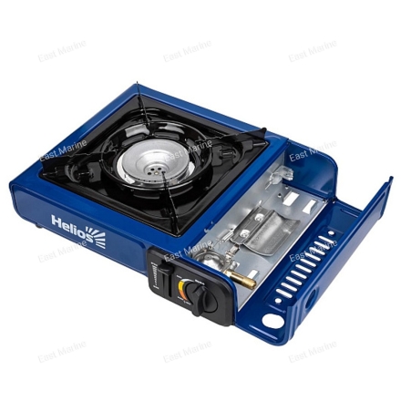 Плита газовая Helios HS-BDZ-168C-P с переходником и подогревом баллона