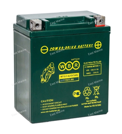 Аккумулятор WBR 113*70*131 MT12-7A (полярность обратная)