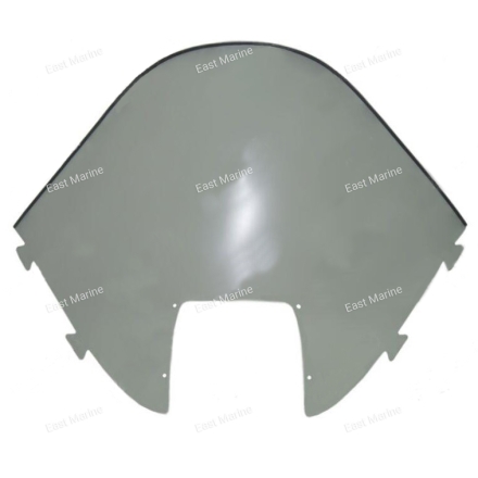 Стекло ветровое для снегохода Yamaha ET410 (высота 50 см, толщина 2 мм, МПК)