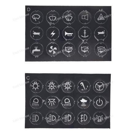 Панель с включателем 12V, 24V SF50743-6