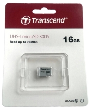Карта памяти Transcend 300S microHCXC 16Гб без адаптера (300S)