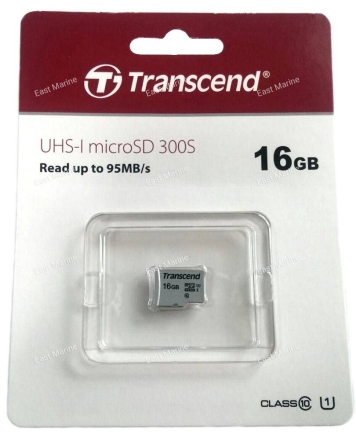 Карта памяти Transcend 300S microHCXC 16Гб без адаптера (300S)