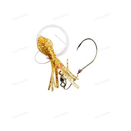 Каракатица оснащённая OF 7,5см ораньжевый/блёски