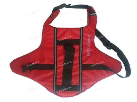 Жилет страховочный для собаки (красный)