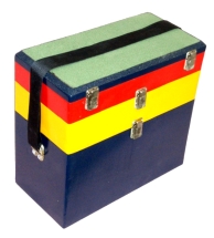 Ящик сумка для зимней рыбалки А-3 с 3-мя отделениями(3+3+15л.)0,4х0,39х0,19м.