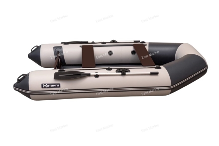 Лодка надувная моторная Хатанга-350 НДНД св.серый/т.серый