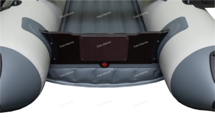 Лодка надувная моторная Хатанга-350 НДНД св.серый/т.серый