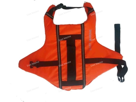 Жилет страховочный для собаки (оранжевый)