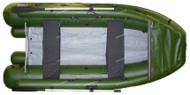 Лодка надувная Фрегат М-370 FM Lux зеленая