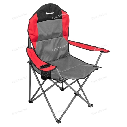 Кресло складное NISUS N-244-GRD-1 серый/красный/черный 