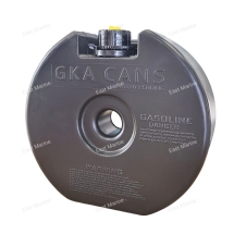 Канистра в запасное колесо GKA &quot;H3&quot; Объем 4 литра. (черная)  GKAblack