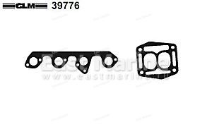 Прокладки выхлопа, к-т, ОМС 2.3L