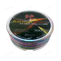 Леска монофильная MYSTIC Salmon Troll 0,4мм/300м/9,1кг мультиколор