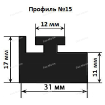 Склиз Polaris 11 (15) профиль, 1422 мм (белый) 211-56-85