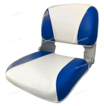 Накидки (подушки) на сиденье, винил, бело-синие 700-018
