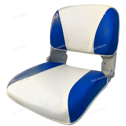 Накидки (подушки) на сиденье, винил, молочный-синий 700-018