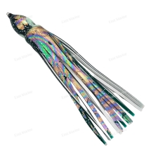 Октопус OF 11,5см уп.5шт темно-зеленый с белым/лазерный рисунок