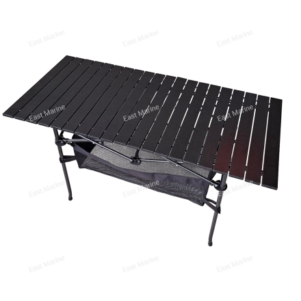 Стол складной PR 120x55x65см с отделом под посуду столешница алюминий (PR-MC-608)