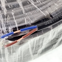 Кабель двужильный 2 х 1.5 мм² чёрный           SF52028-2X1.5B