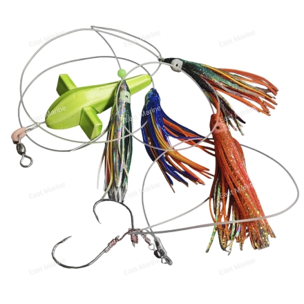 Тизер с птицей на Тунца, Лакедру гирлянда 4 октопуса длина 2м