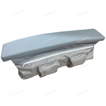 Сиденье мягкое с сумкой для лодки BADGER AIR LINE360-390 105см серый