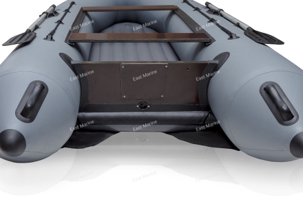 Лодка надувная моторная LEADER ТУНДРА-325 с НДНД серый