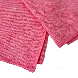 Салфетка протирочная из микрофибры (темно-розовая)