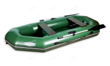 Лодка надувная гребная БАХТА-265 зелёный