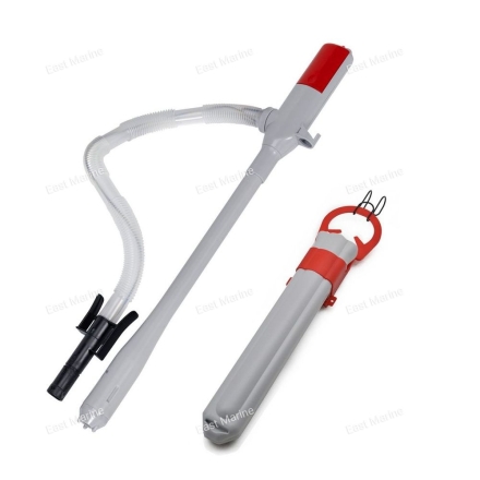 Насос для перекачки топлива электрический,10л/мин, длина заборного патрубка 385 мм 