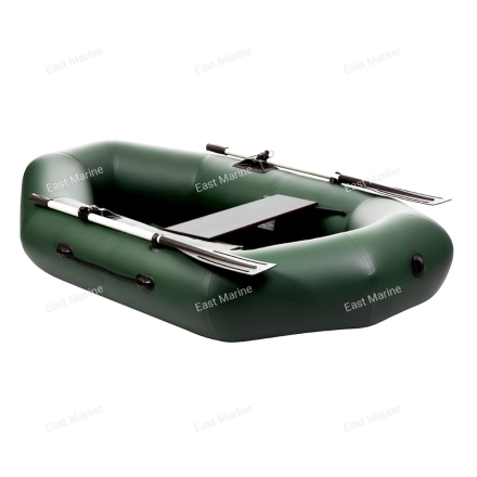 Лодка надувная гребная Бриз 220 зелёный 2,2м