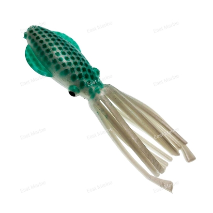 Каракатица OF 12,5см белая-зеленая клетка/глоу