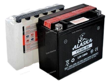 Аккумулятор Alaska YTX20L-BS 18ач 12V