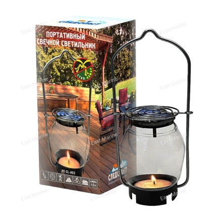 Светильник свечной портативный &quot;СЛЕДОПЫТ&quot; малый (с фумигатором) PF-CL-A03
