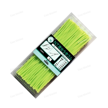 Кембрик силиконовый Toho N.T Luminous Rubber Tube Green 3мм зеленый