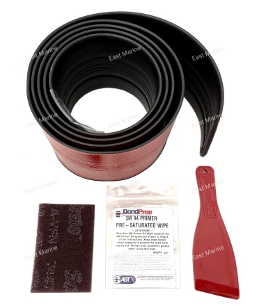 Защита киля черная 8 фт. 20208B