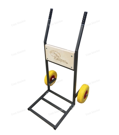 Тележка транцевая до 150 кг (цельнолитые колеса)