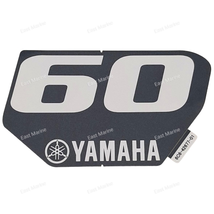 Наклейка 60 задняя 6C6-42677-01