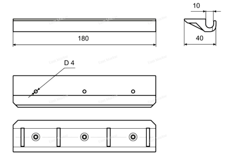 Уголок крепления банки Ликпаз передвижной чёрный