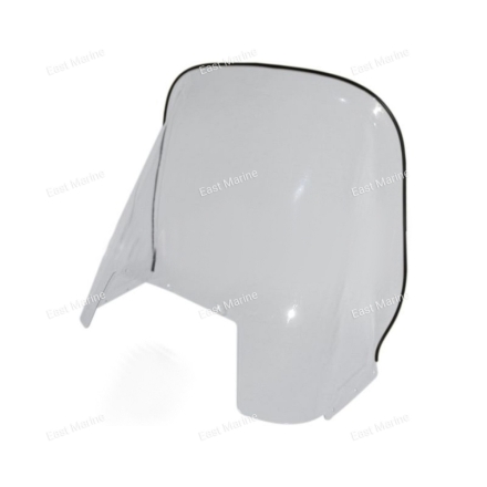 Стекло ветровое для снегохода Yamaha BRAVO 250 T (высота 48 см, толщина 2 мм, МПК)