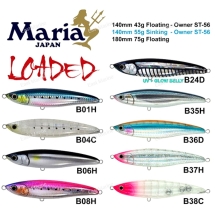 Стикбейт Maria LOADED 140мм/55гр/Sinking тонущий F140B01H(583-281)